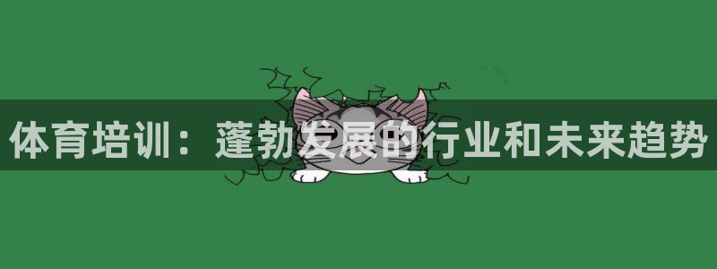 欧陆娱乐app打不开怎么回事：体育培训：蓬勃发展的行