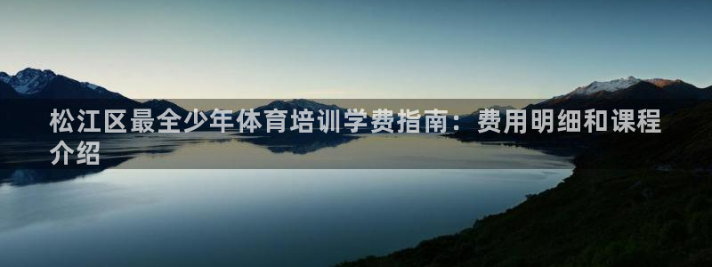 欧陆娱乐官方网站：松江区最全少年体育培训学费指南：费