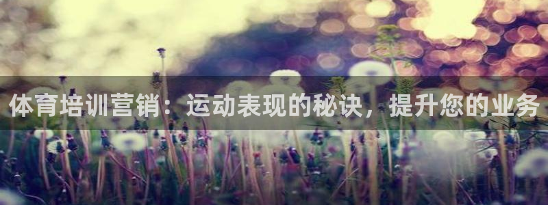 欧陆娱乐官网入口：体育培训营销：运动表现的秘诀，提升